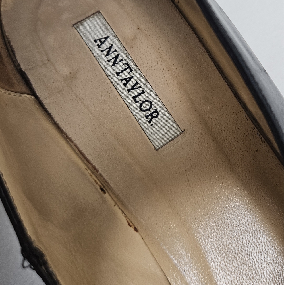 Ann Taylor Black Leather Mary Jane Pumps - Picture 10 of 14